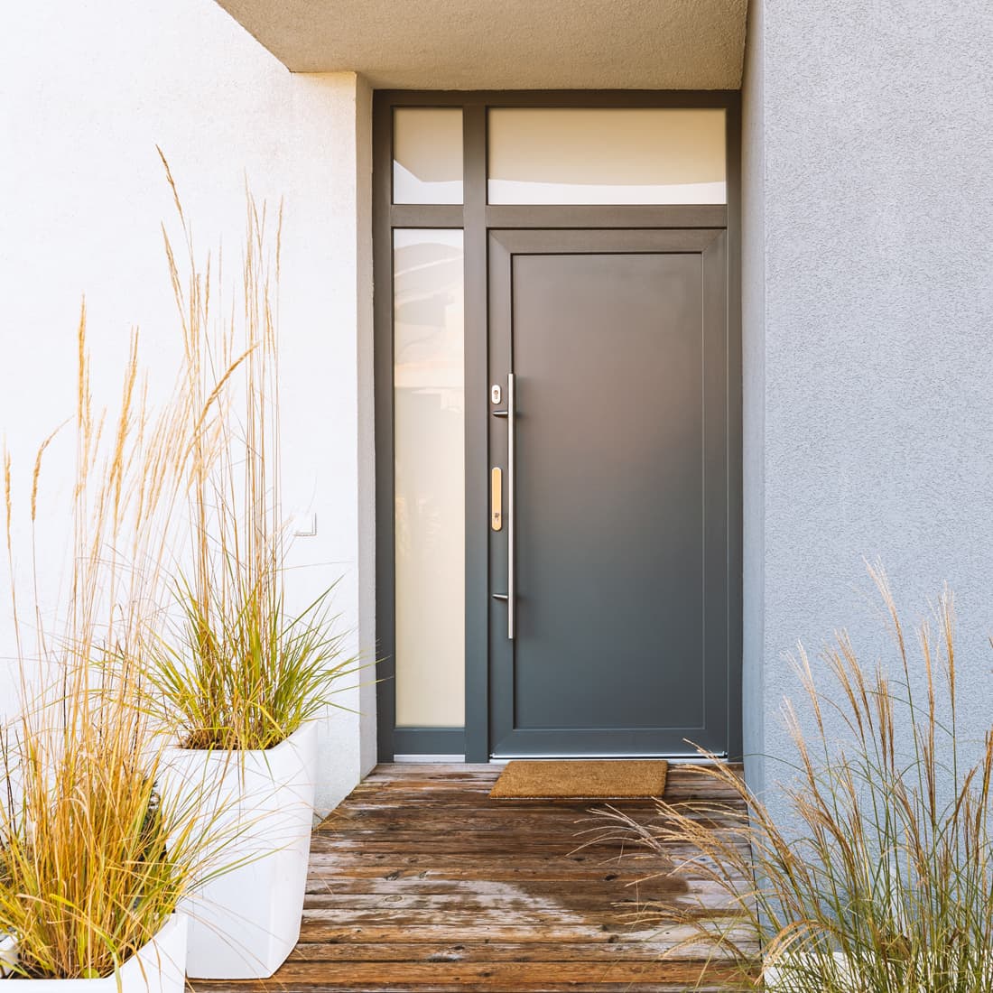 portas de aluminio en Meaño